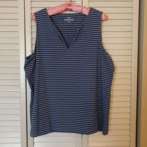 Vineyard Vines Stripe V-Neck Top